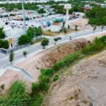 Vecinos de Las Camelias agradecen gran avance rehabilitación del bordo de contención del Canal Rodhe