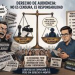 El derecho de audiencia no amenaza al periodismo; amenaza a la mentira
