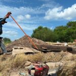 Avanza cimentación de puente peatonal en la Campestre 2