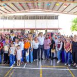 Recibieron familias de La Cañada a Carlos Peña Ortiz y el programa Subsidio del Agua