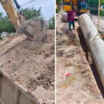 Avanza Gobierno de Carlos Peña Ortiz en construcción de colector sanitario de la Leal Puente