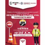 Invita Alcalde Carlos Peña Ortiz a pláticas de Seguridad y Cultura Vial Condúcete Bien
