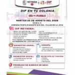 Acercará DIF-Reynosa servicios gratuitos a vecinos de Villas de la Joya