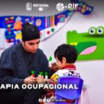 Brinda DIF-Reynosa terapia ocupacional para fortalecer la independencia de niñas y niños