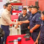Felicitó Carlos Peña Ortiz a los Bomberos de Reynosa