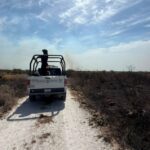 Guardia Estatal continúa con el Plan Tamaulipas para sofocar incendio en Jiménez