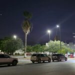 Instaló Municipio luminarias Led en plaza pública de Rancho Grande