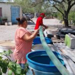 Llevó Gobierno Municipal agua potable a ejidos El Banco y Los Cavazos