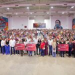 Entregó Carlos Peña Ortiz apoyos de «Mamá Luchona», acompañado por la Senadora Maki Esther Ortiz Domínguez