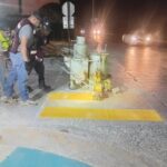 Mejora Gobierno de Reynosa vialidades con trabajo nocturno