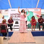 La patria se ama y se defiende: Olga Sosa en Valle Hermoso