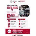 Garantiza COMAPA continuidad del servicio con mejoras en Planta Potabilizadora Benito Juárez