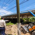 Supervisó Carlos Peña Ortiz rehabilitación de puente vehicular en la Jacinto López II