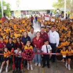 Alcaldesa Carmen Lilia Canturosas construye mejores espacios para aprender con 4.2 MDP en obras educativas