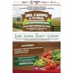 Invita Carlos Peña Ortiz a “Del Campo a tu Mesa y sus Emprendedores” este sábado en la Plaza Principal