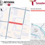 Cierre temporal en calle Morelos de la Zona Centro por trabajo de construcción