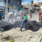 Repara COMAPA vialidades tras reparaciones de líneas de agua potable y drenaje sanitario
