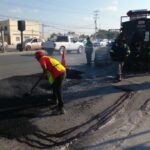 Imparable mejora de vialidades con labor de bacheo en Reynosa