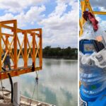 Supervisa el Arqui Eduardo López Arias rehabilitación de cárcamo pluvial en la colonia Independencia