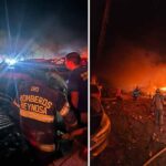 Atendieron Bomberos de Reynosa incendio en yonke