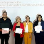 Premian a ganadores del VI Premio Estatal de Contraloría Social 2026