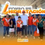 SORPRENDE JC ZERTUCHE CON “PAUSAS DE HIDRATACIÓN” EN DOMINGAZO CIUDADANO