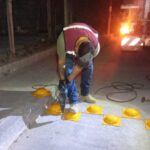 Instaló Gobierno de Reynosa boyas de tráfico para seguridad peatonal