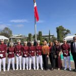 Escolta de bandera de la FEV-UAT destaca en ceremonia del INE en el inicio del Proceso Electoral 2026-2027