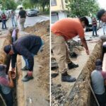 Rehabilita COMAPA drenaje sanitario en la colonia Narciso Mendoza