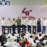 Acompañó Alcalde Carlos Peña Ortiz a Gobernador Américo Villarreal Anaya en encuentro “4 Años Transformando Río Bravo”