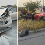 Atendió PCyB derrame de aceite tras accidente vehicular