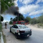Atiende Gobierno de Reynosa quema de residuos en la colonia Roma