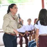 En la cuarta transformación defendemos los derechos de la niñez: Olga Sosa en primaria Norberto Treviño Zapata en Xicoténcatl