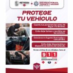 Emite Gobierno de Reynosa recomendaciones para proteger tu vehículo