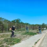 Realiza Servicios Públicos trabajos de limpieza en Riveras del Aeropuerto