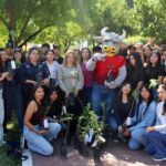Realiza la UAT con éxito la jornada de reforestación “Jardines de Carrera”